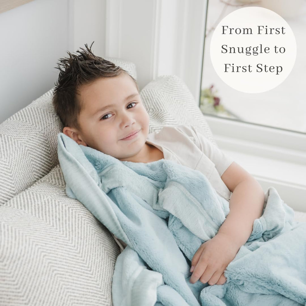 SARANONI Receiving Blankets for Babies Super Soft Boutique Quality Lush Luxury (Dew, Receiving 40" x 30”)