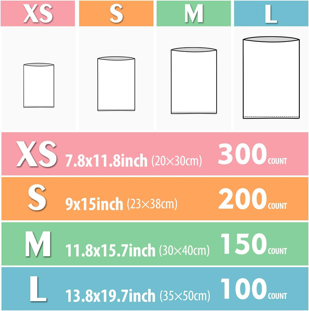 Odor Sealing Disposable Diaper Bags, 120 Count, Blue, Large Capacity, Unscented Diaper Trash Bags, Safety, Multiple Specifications, Wide Application, Easy to Use