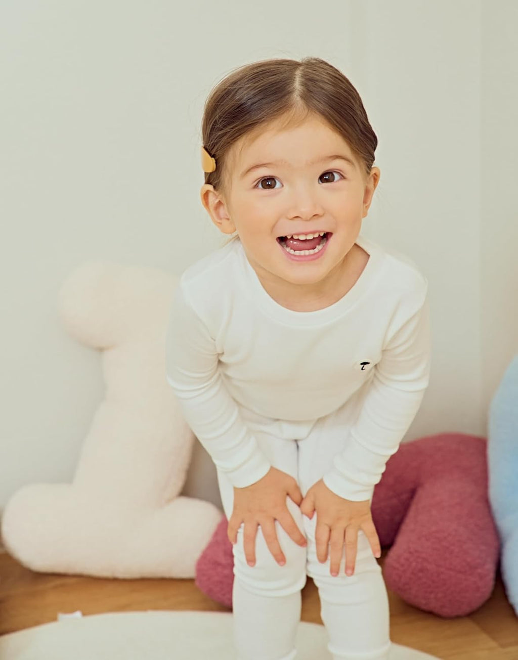 moimoln 6M-8Y Modal Cotton Solid Soft Breathable Baby Toddler Boys Girls Snug fit Pjs Long Sleeve Pajamas Set Sleepwear Daily