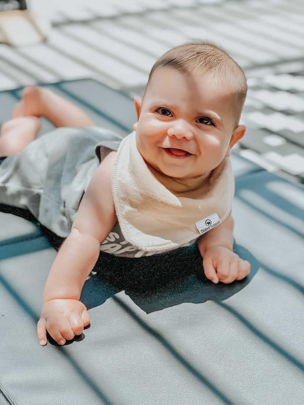 DiaperSquad's Baby Bibs for Drooling and Teething, Bibs for Boys, Baby Girl - Solid Cotton Baby Drool Bibs