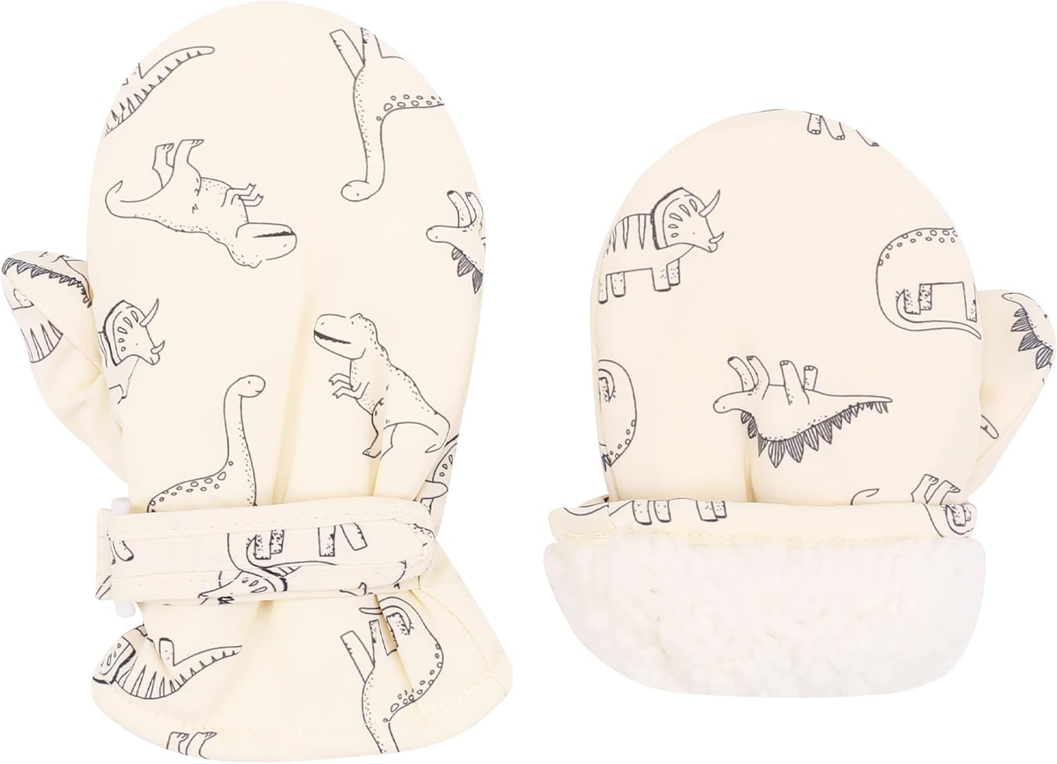 Toddler Gloves Kids Mittens Winter Warm Lined Fleece Gloves Waterproof Snow Baby Mitten for Boys Girls