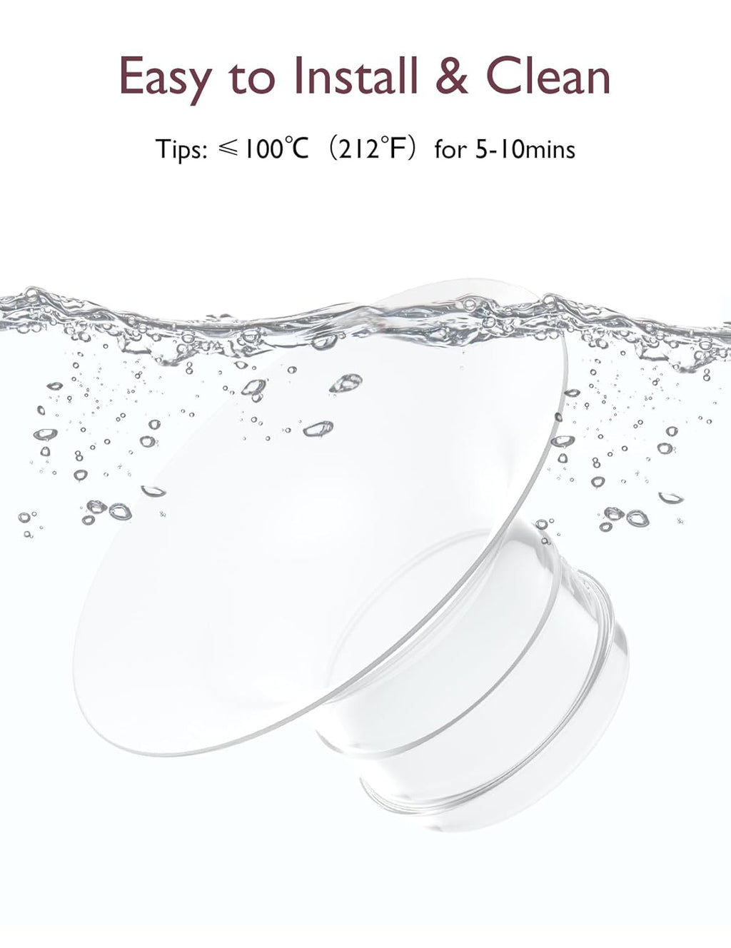 Momcozy Flange Insert 21mm Compatible with Momcozy M5. Original M5 Breast Pump Replacement Accessories, 1PC (21mm)