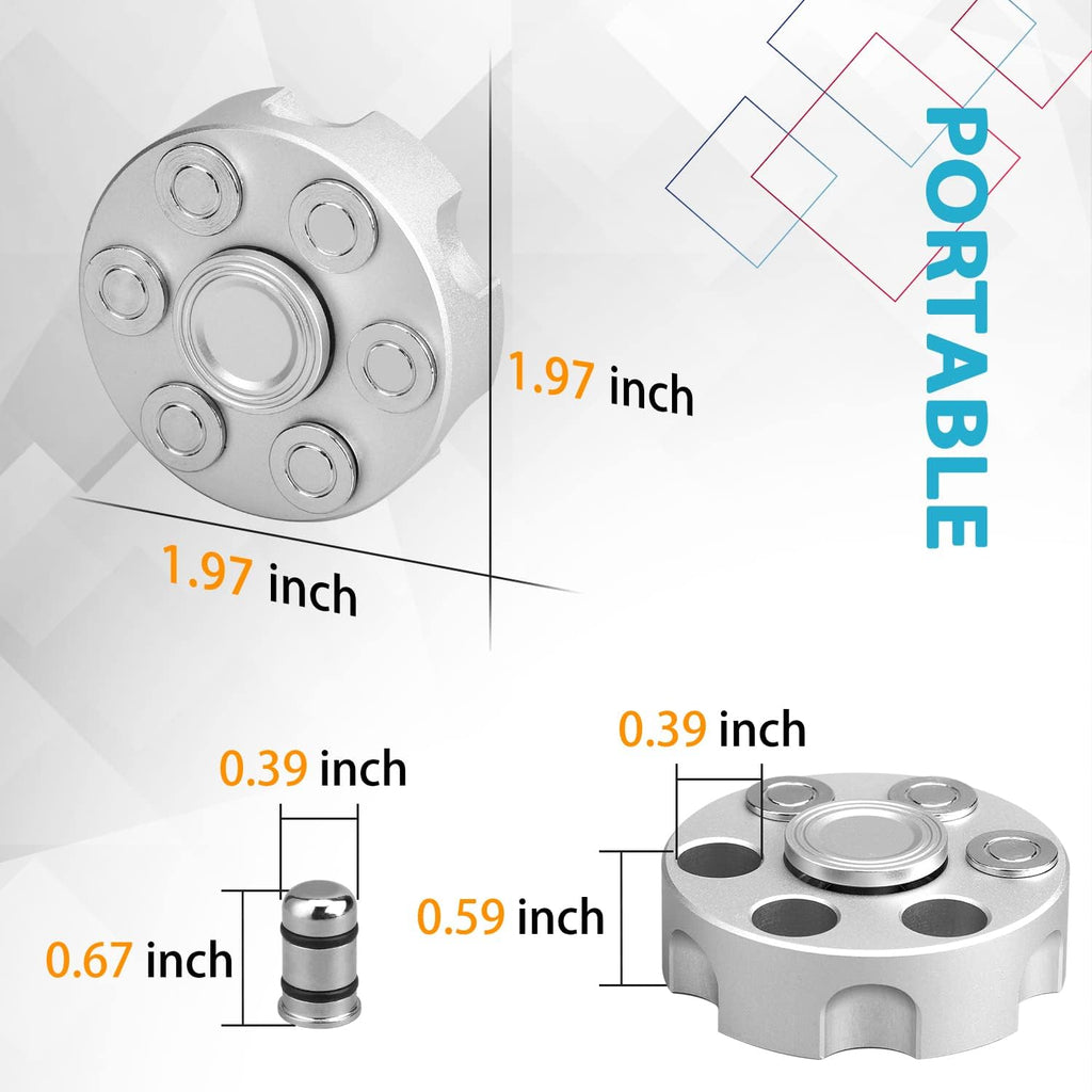 Desk Fidget Spinner Chain, Fidget Toy Metal, Infinity Cube Spinner Gift For Kids and Adults, Sensory Toy, Heavy Duty Cool Hand Finger Spinner Desk Toy, Party Favors Goody Bag Fillers Stocking Stuffers