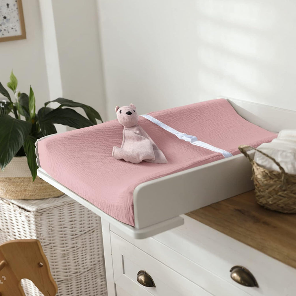 lulumoon Baby Changing Pad Cover: Muslin Diaper Changing Table Pad Cover - Changing Pad Sheets for Girls Boys