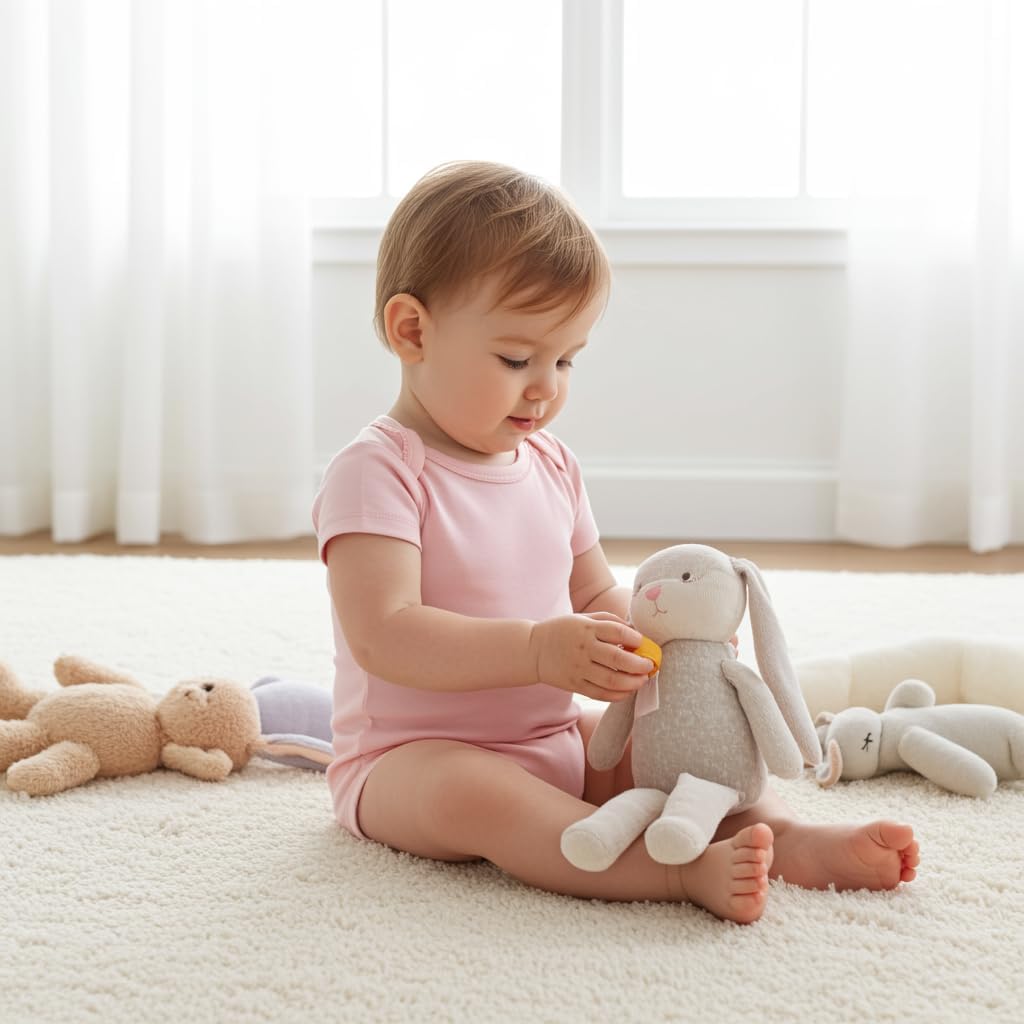 PATPAT Baby Bodysuits Supersoft Bamboo Viscose - Short Sleeve Boys and Girls - Newborn Infant Unisex Clothes Pack