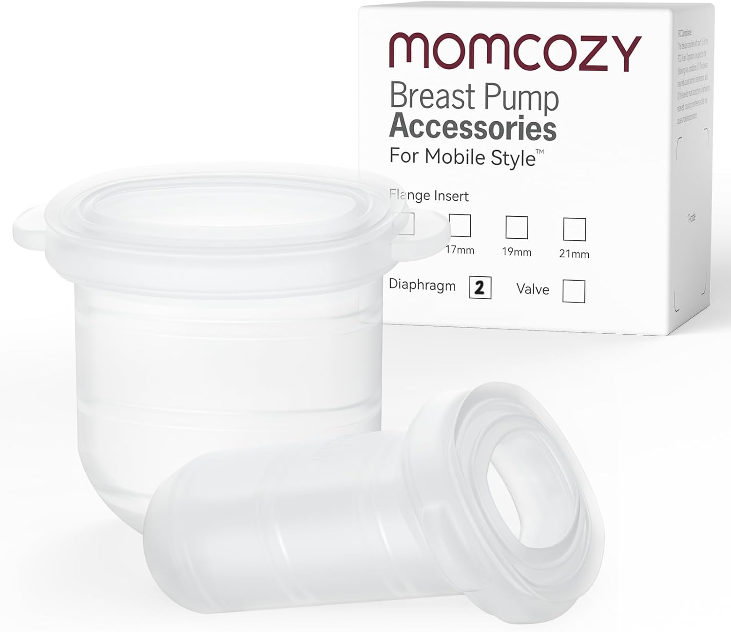 Momcozy Mobile Style | M6 Diaphragm, Original Mobile Style | M6 Breast Pump Replacement Accessories, 2PCS