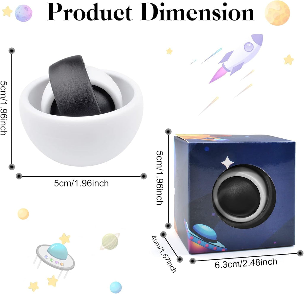 Fidget Toy for Adults, Fidget Gyro Toys, Gift Ideas Fidgets Gifts for Boys Girls Teens Kids, ADHD Autism Stress Relief Finger Toy Hand Fidget Spinner
