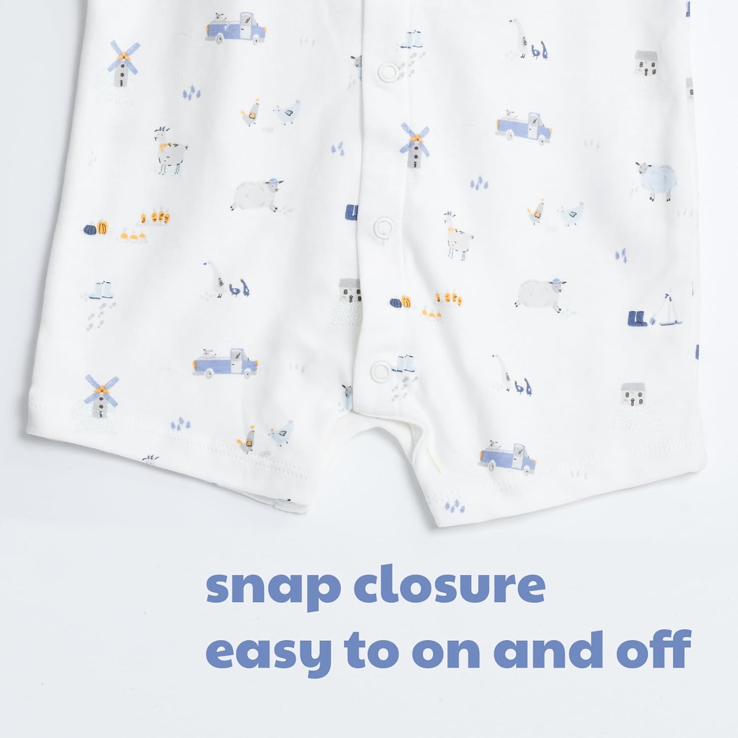 3-Pack 100% Cotton Baby Boy Rompers,0-24Months Short Sleeve Toddler Romper,Breathable Spring/Summer Clothes