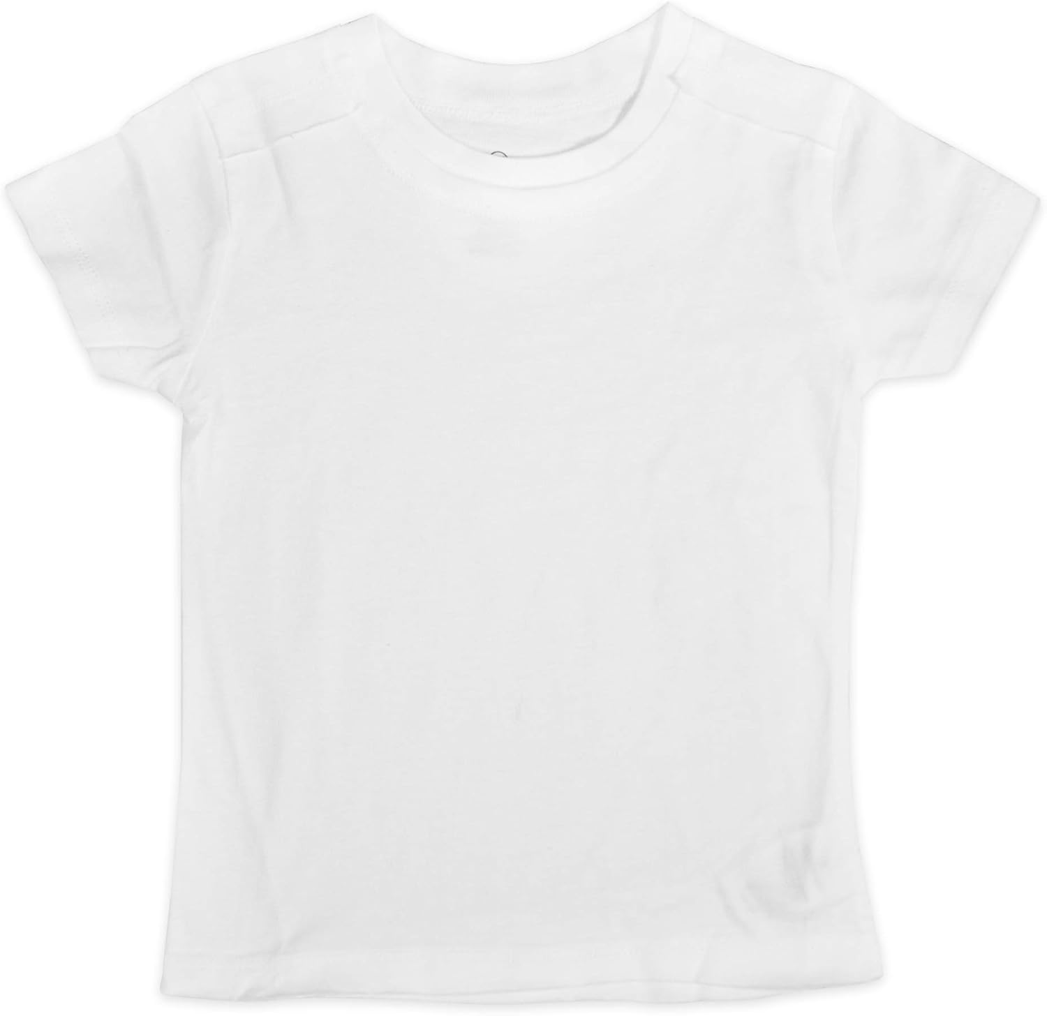 HonestBaby 5-Pack Short Sleeve T-Shirts 100% Organic Cotton Baby, Toddler, Little Kid, Boy, Girl, Unisex