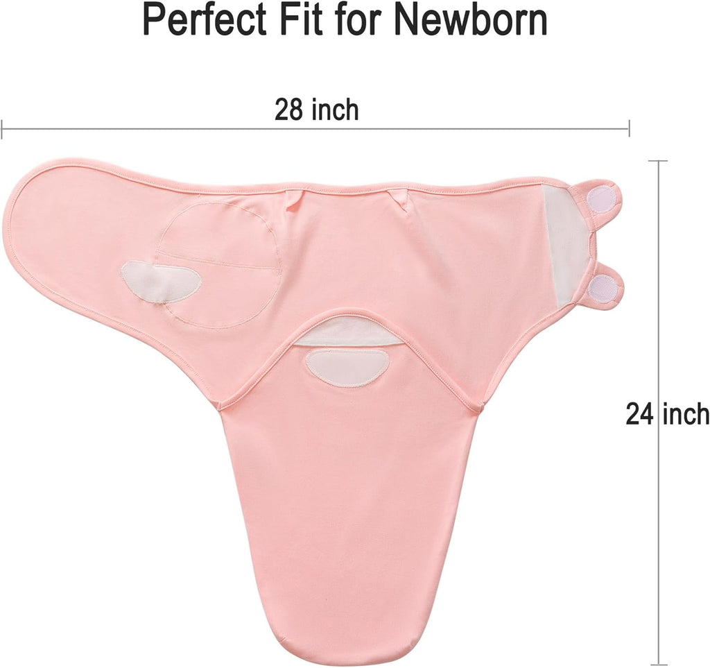 Baby Swaddle Blanket for Boys Girls, 3 Pack Infant Sleep Sacks, 0-6 Months Cotton Newborn Sleeping Bag