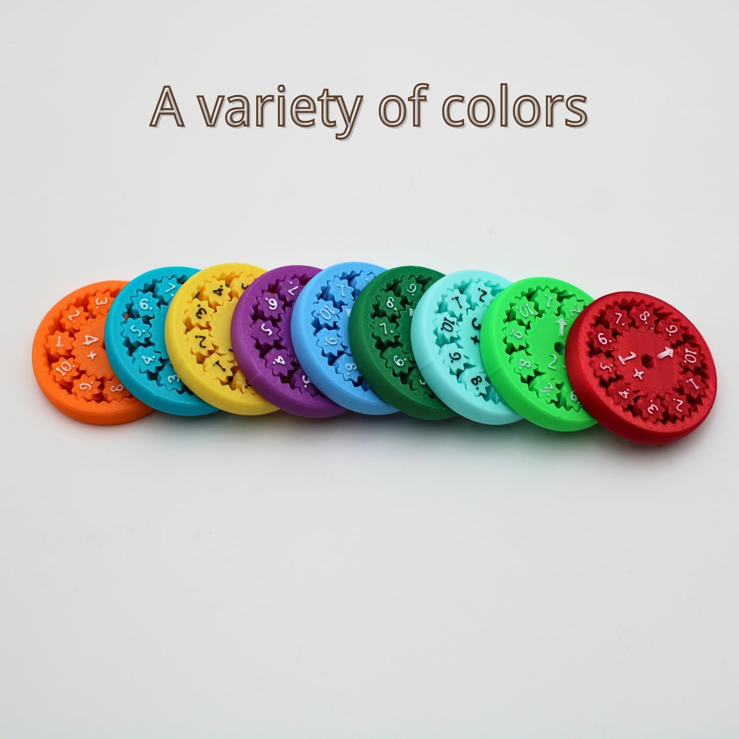 Math Fidget Spinners - Sensory Spinner Math Fact Fidget Spinners Stress Relief Sensory Toys for Kids Adults Addition Subtraction Multiplication and Division Learning (Addition Subtraction)