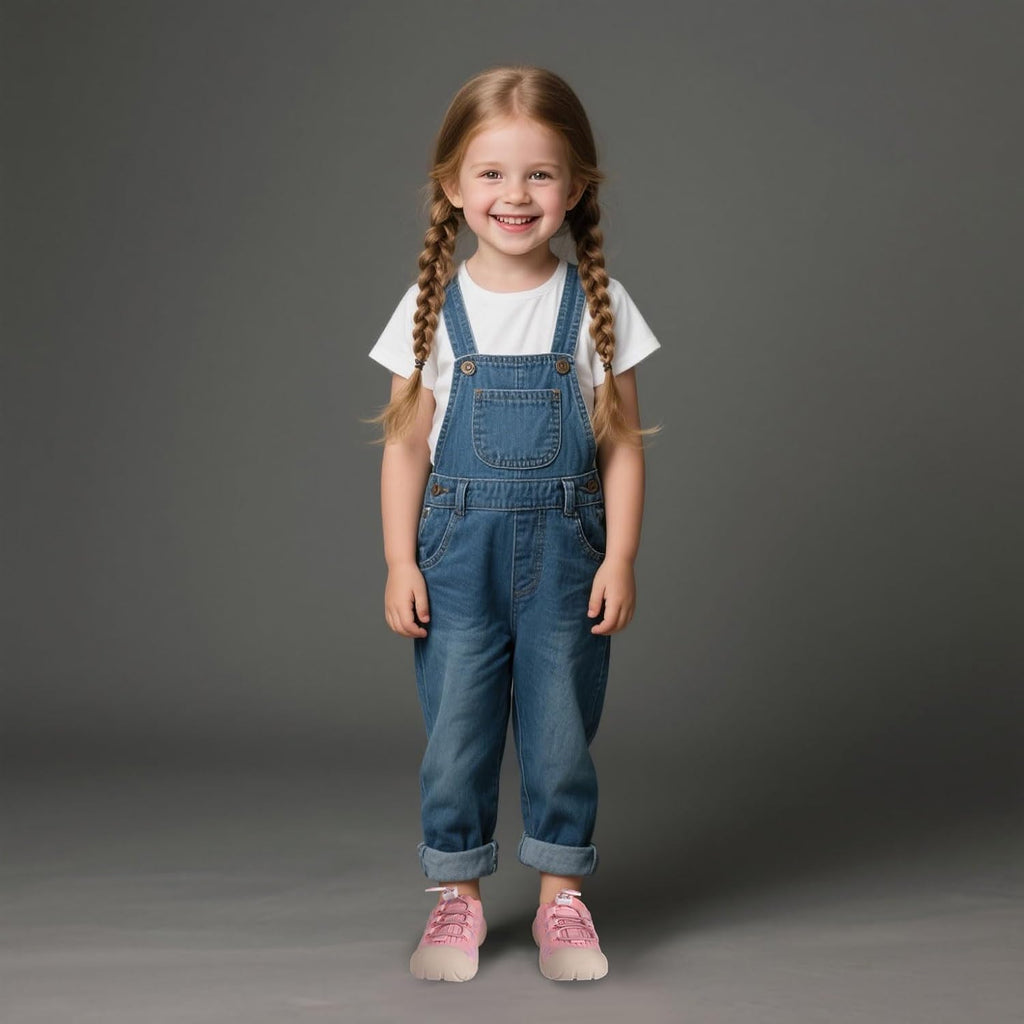 Baby First-Walking Shoes 1-4 Years Kid Shoes Trainers Toddler Infant Boys Girls Soft Sole Non Slip Cotton Canvas Mesh Breathable Lightweight TPR Material Slip-on Sneakers Outdoor