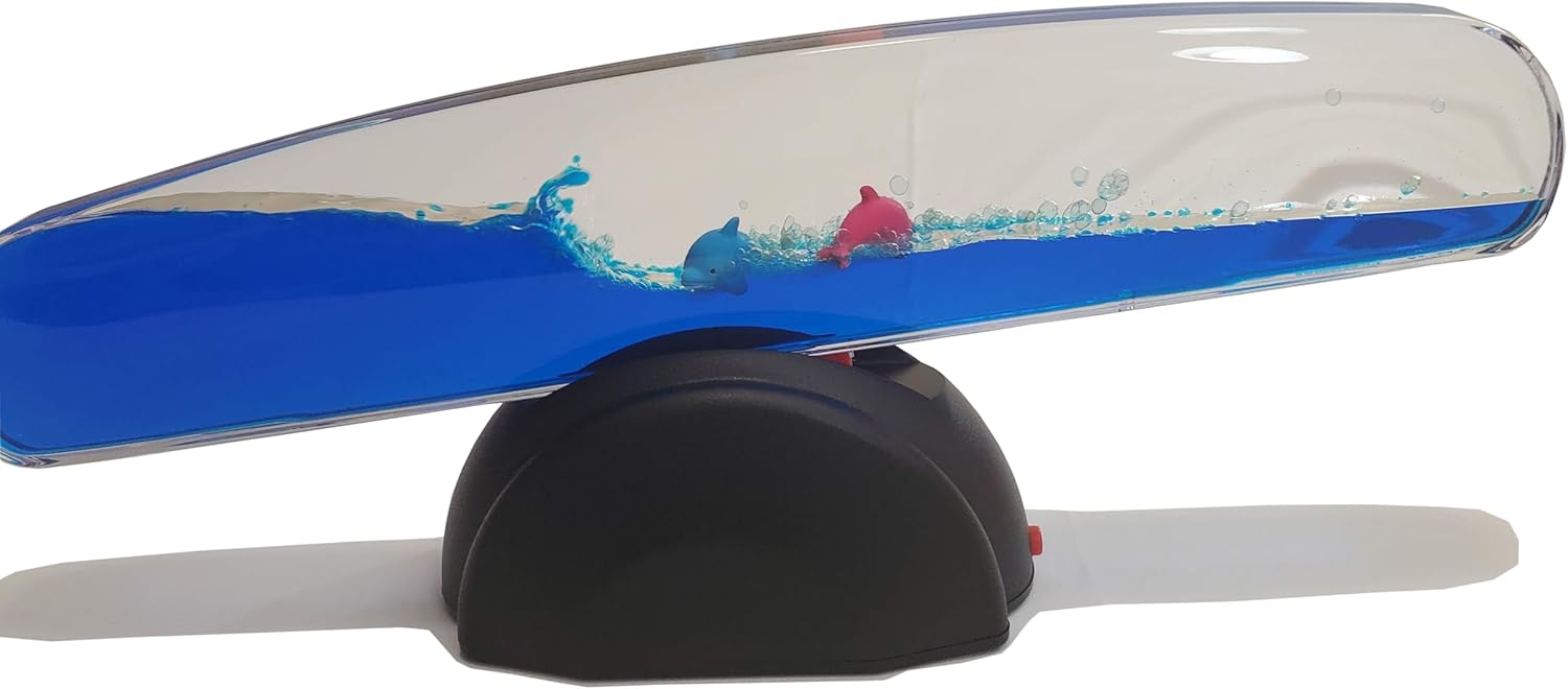 Wave Motion Machine (Blue, 12 Inch with Dolphins)