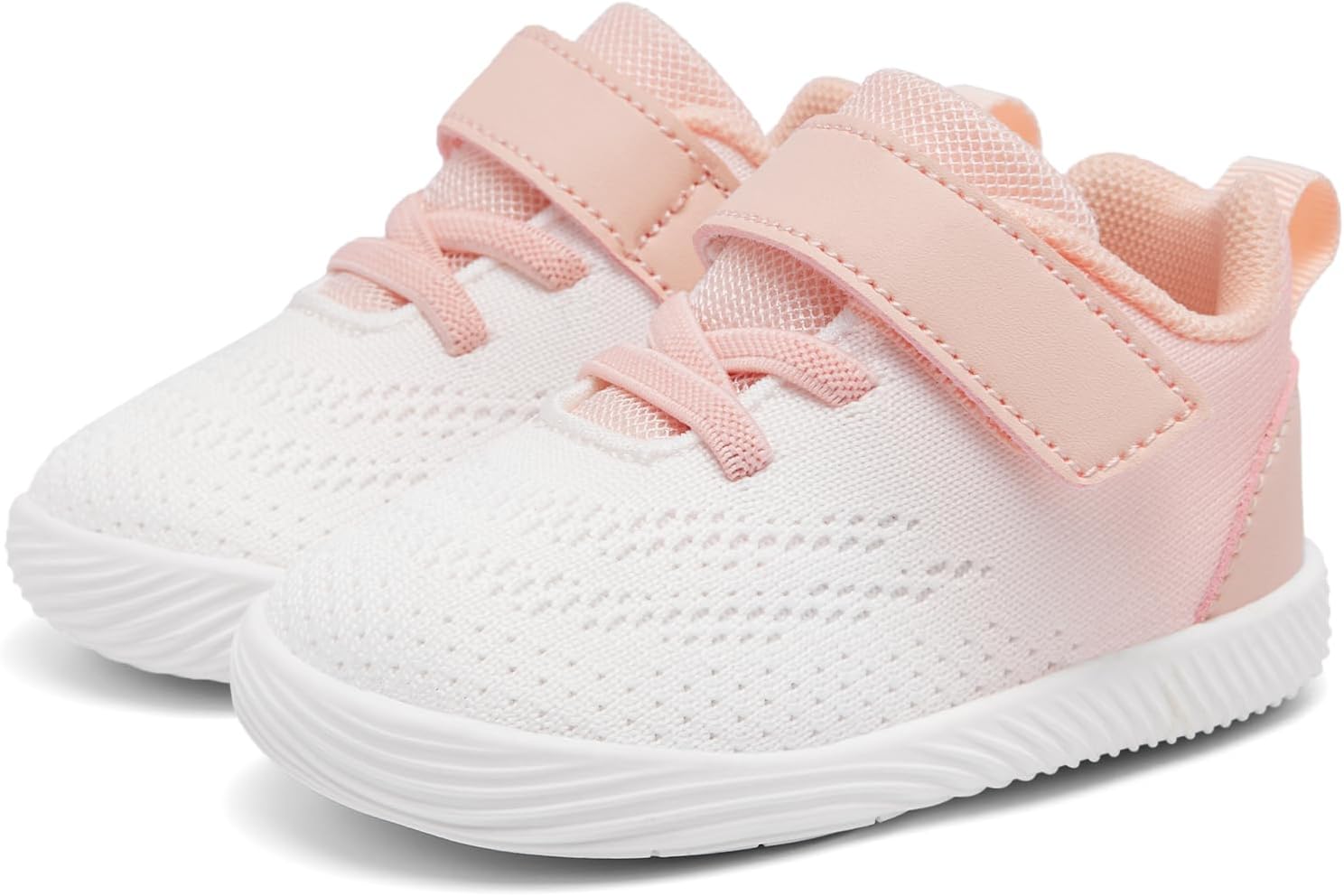 MORENDL Toddler Sneakers Baby Boys & Girls Barefoot Shoes Lightweight Breathable Walking Running Tennis Athletic Sport Shoes