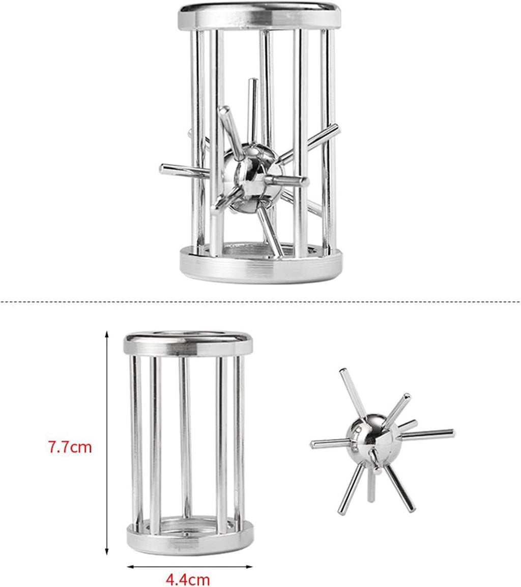 15 pcs IQ Test Puzzle Metal Wire Puzzles Mind Game Educational Toys High Difficulty Brain Teaser Puzzle Toy for Kids and Adults - Explore Creativity and Problem Solving. Gift Desk Puzzles