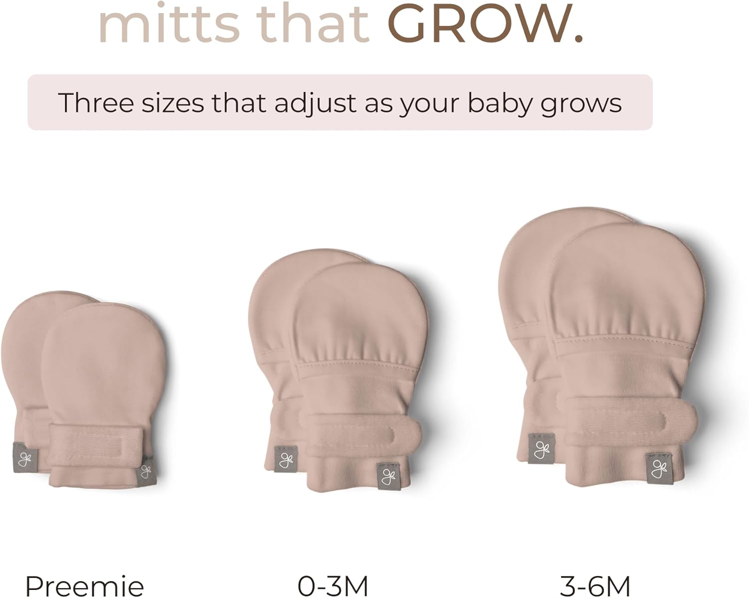goumikids Viscose Made from Bamboo Cotton Anti-Scratch Soft Stay-On Mitts