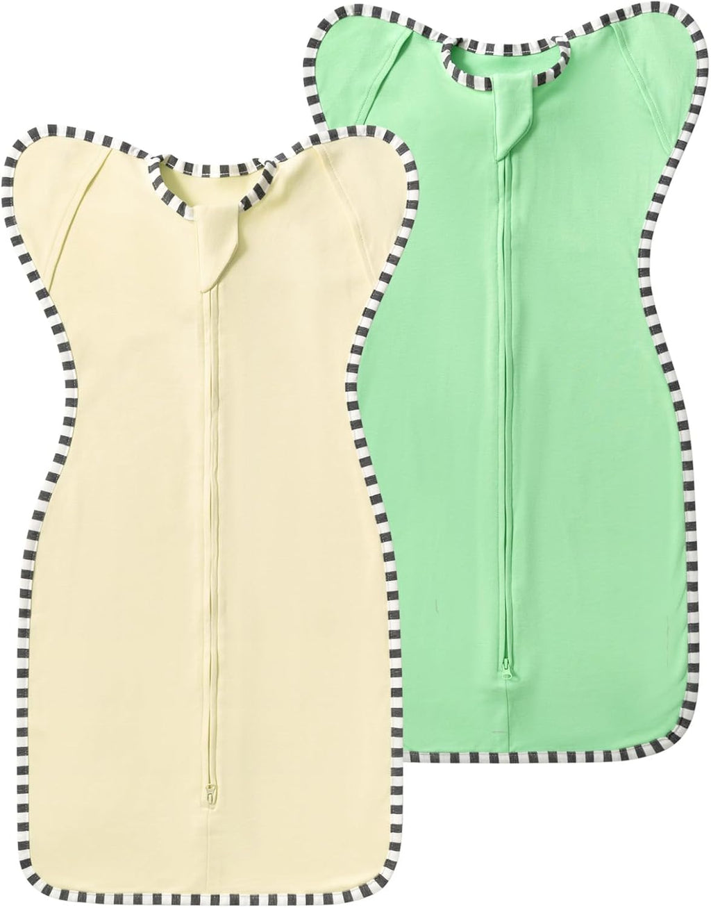 Baby Transition Swaddle 2-Pack, Newborn Sleep Sack, Arms Up Design (Arms In/Out), Infant Swaddle for Boys Girls