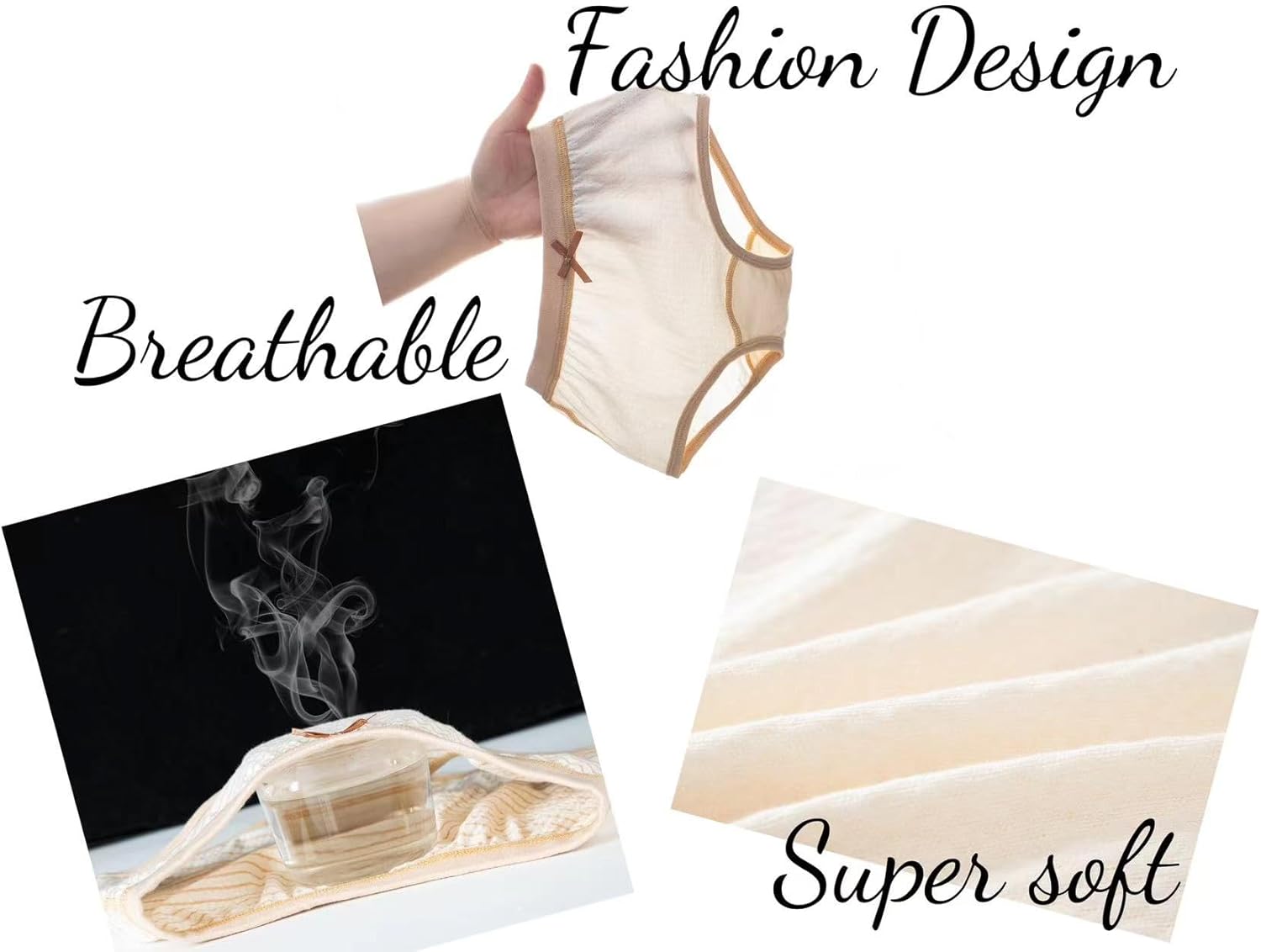 GZMM Girls Underwear Organic Cotton Panties Toddler Kids Briefs