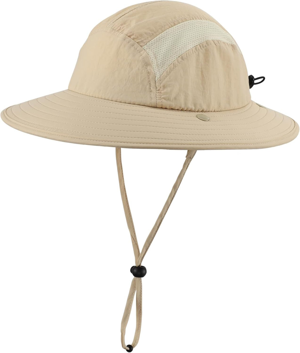 Home Prefer UPF 50+ Boys Sun Hat with Neck Flap Wide Brim Summer Beach Bucket Hat for Boys Girls Toddler Kids Safari Hat