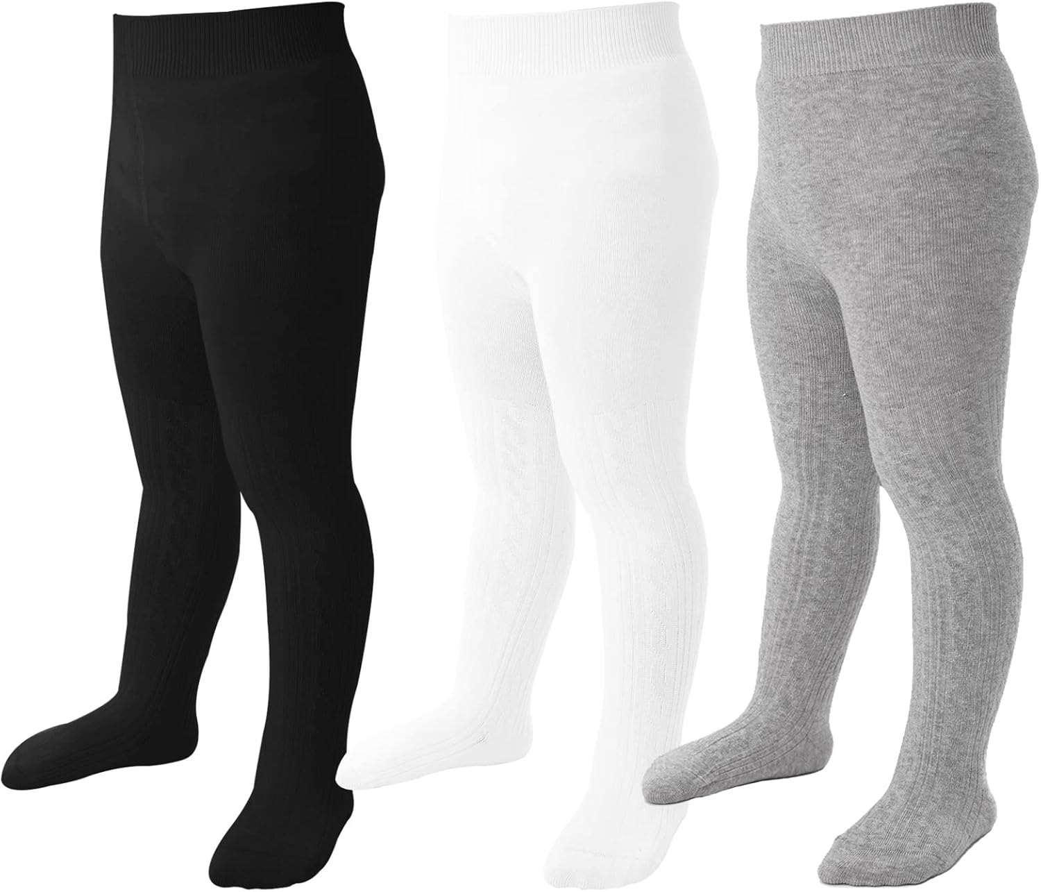 Mini angel Baby Tights Toddler Girl Tights Seamless Cable Knit Leggings Soft Cotton Stockings Pantyhose 3/4/5 Pack