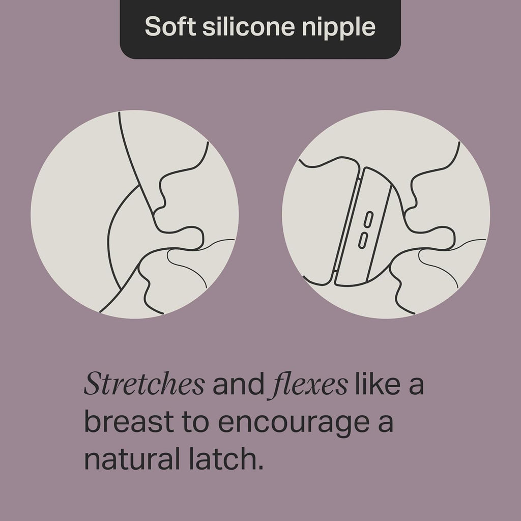 Tommee Tippee Advanced Anti-Colic 5 oz BPA Free Baby Bottles, Newborn 0+ Months, Slow Flow Breast-Like Nipple, Unique Design Keeps Air Away from Milk and Baby, Clear, Pack of 4