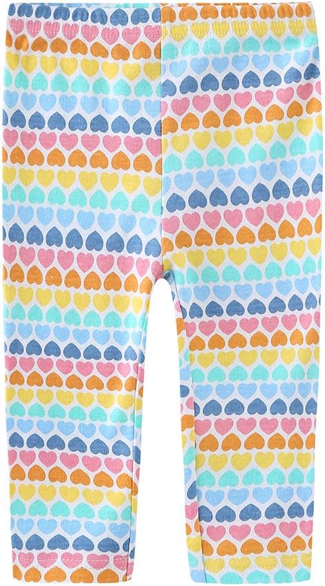 Unisex Newborn Baby Cotton 4-Pack Pants Embroidery Pringting Casual Leggings 0-24 Months for Boys and Girls