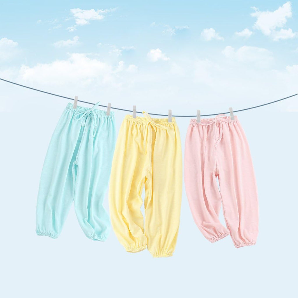 PAUBOLI Baby Long Bloomers Soft Cotton Harem Pants for Boys Girls 12M-7T