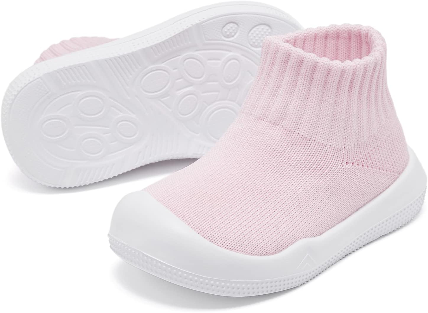 Eashi Baby Boy Girl Non-Skid Indoor Infant Walking Shoes Breathable Warm Elastic Sock Shoes with Memory Sole Protect Toes Outdoor Sneakers