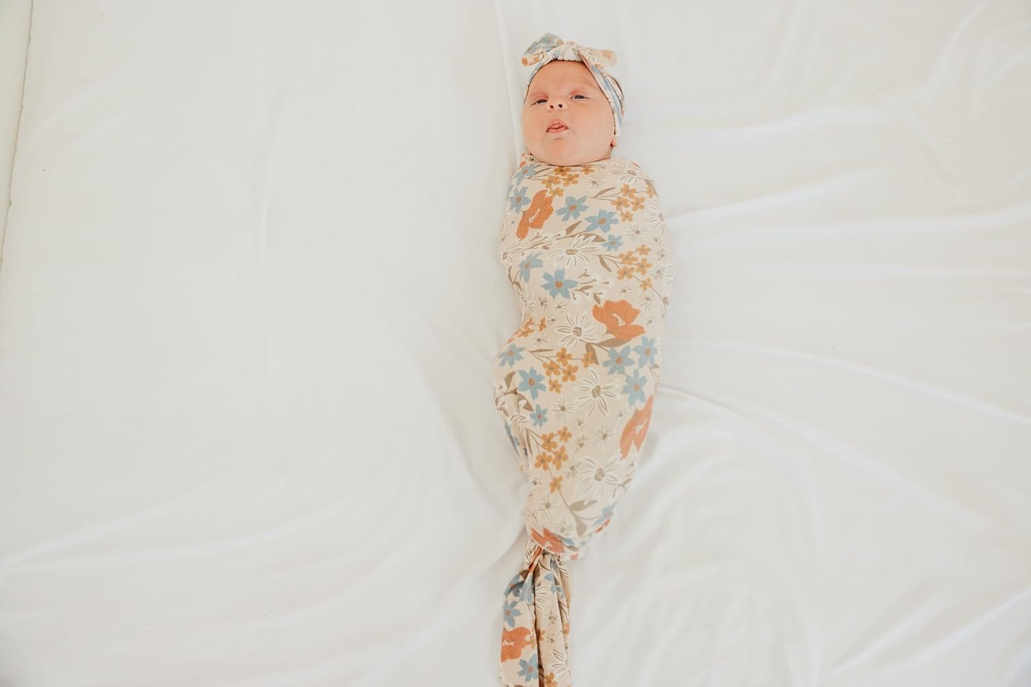 Copper Pearl Baby Swaddle Blanket - Premium Knit Baby Blanket, Large Soft Stretchy Receiving Blankets for Baby Boy and Girl, Swaddles for Newborn, Infant, and Toddler (Eden)