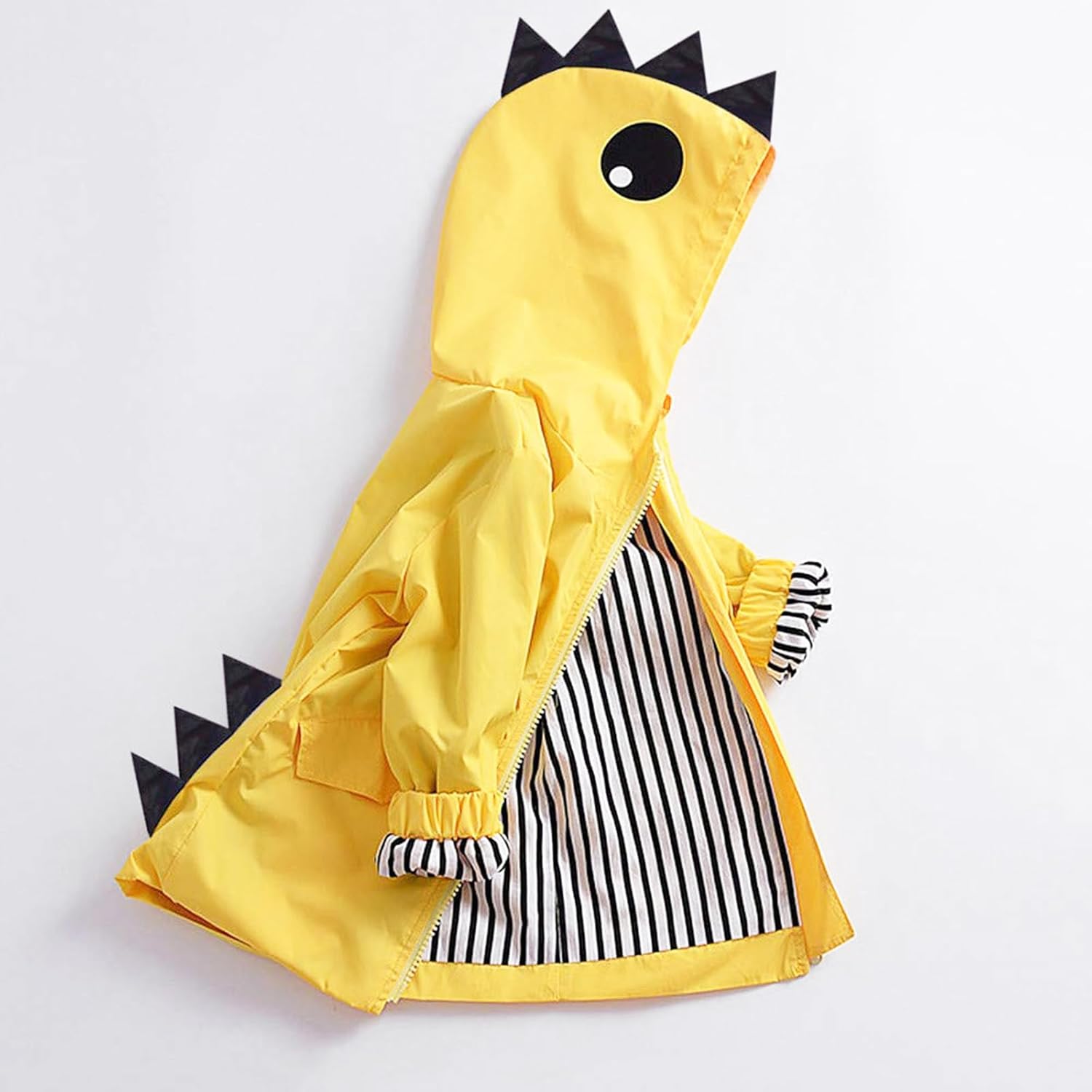 Toddler Baby Boy Girl Duck Rain Jacket Cute Cartoon Yellow Raincoat Hoodie Kids Coat Fall Winter School Outfit