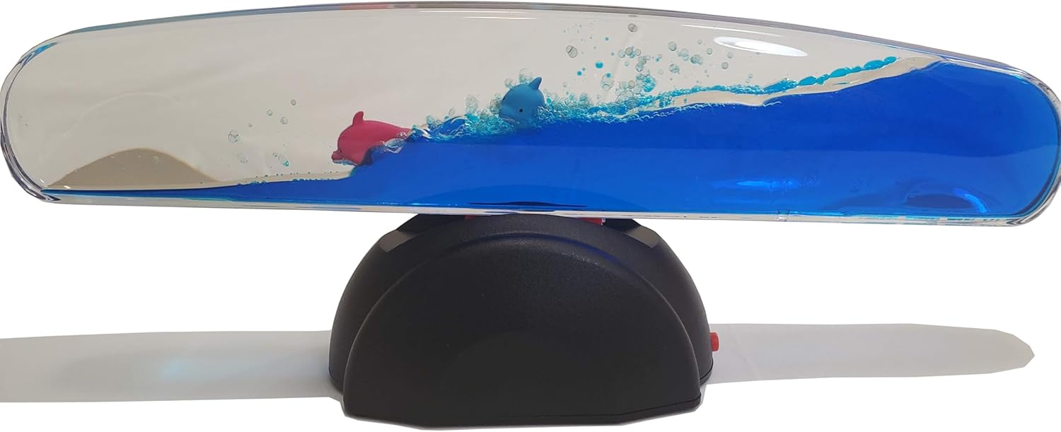 Wave Motion Machine (Blue, 12 Inch with Dolphins)