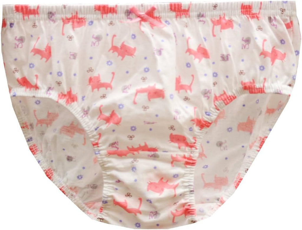 CHUNG Toddlers Little Girls Cotton Briefs Panties Pack of 5/6 Print Underwear 2T-10Years