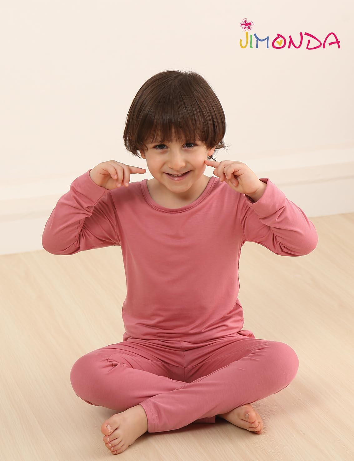 Jimonda Baby Boys Girls Pajama Sets Toddler Sleepwear Cool Jammies 2pcs Viscose from Bamboo PJs 18M-8Y