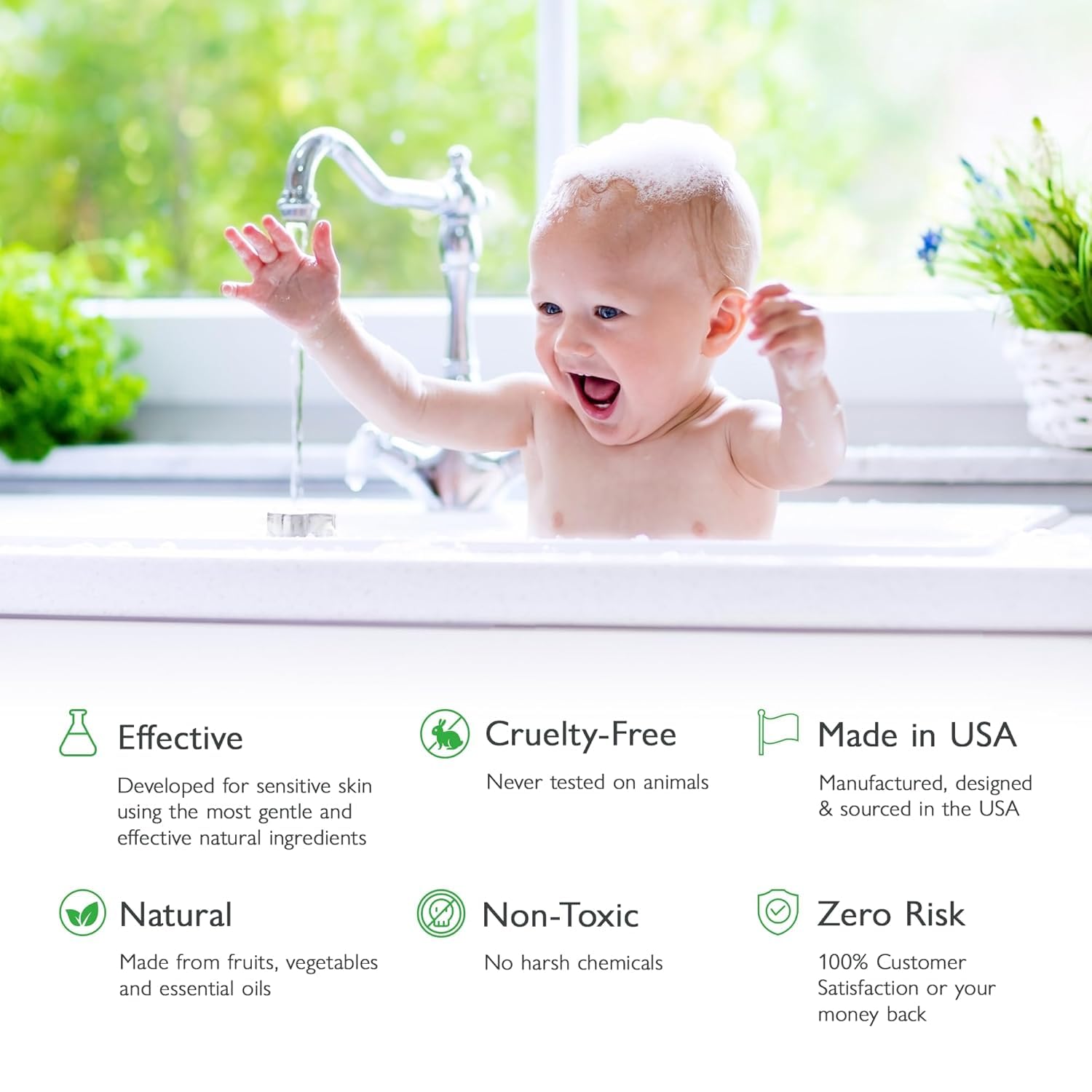 SoCal Suds & Company 2oz Organic Foaming Baby Wash & Shampoo - Lavender