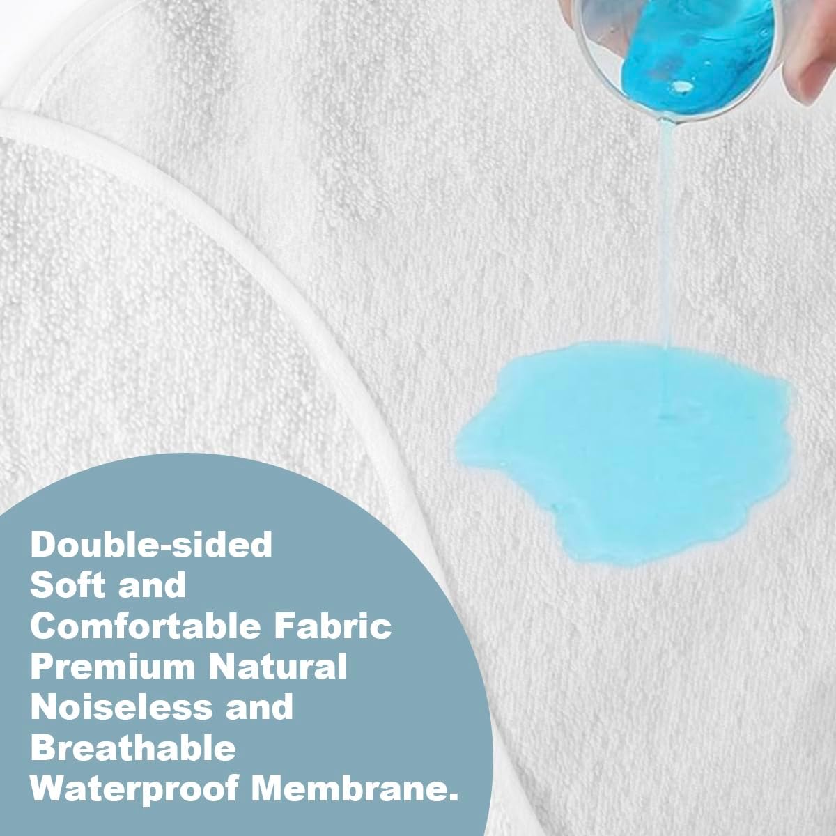 Thicker 4-Pack Waterproof Changing Pad Liners - Ultra Soft & Absorbent for Baby, Fits Keekaroo Peanut Changer & Standard Pads, Machine Washable, Two-Sided Design (15"x26.5")