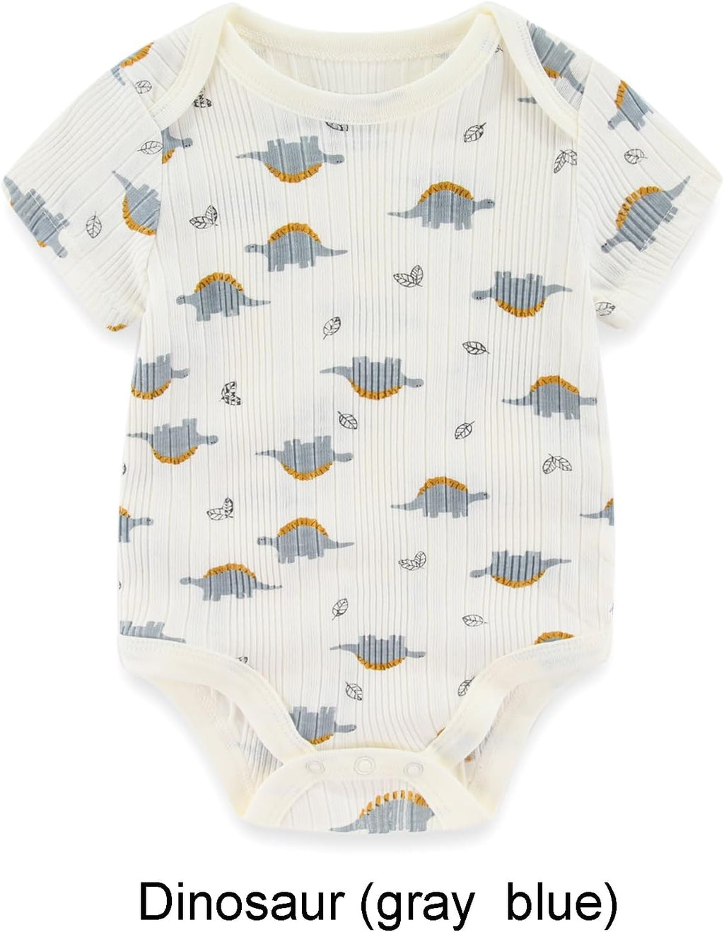 Baby Bodysuit and Pant Set 6-pcs Ribbed Soft Infant Boy Girl Clothes Outfits