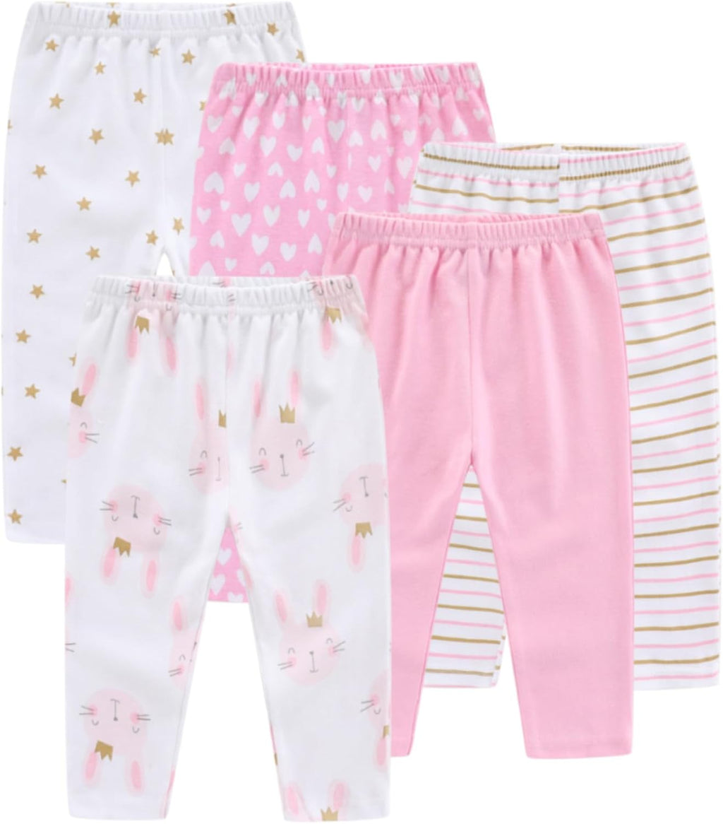 Newborn Layette Gift Set Bodysuits Pants for Baby Girl and Boy 24 Piece 100% Cotton Essentials and Accessories