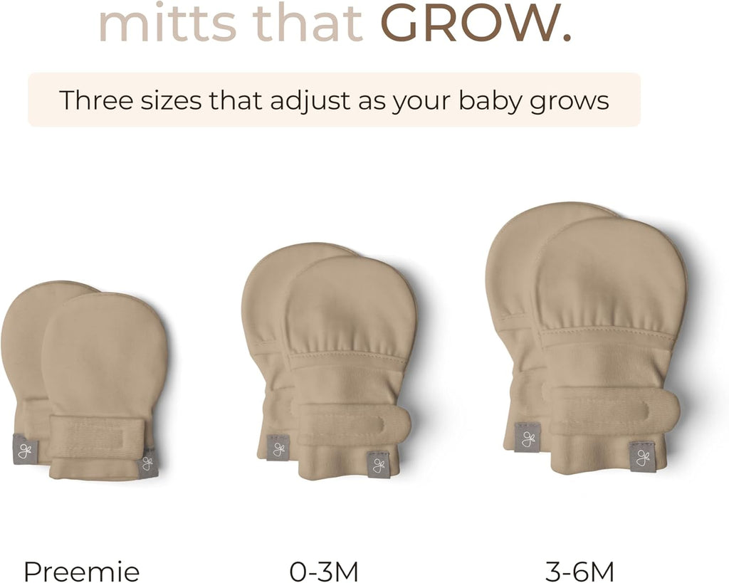 goumikids Viscose Made from Bamboo Cotton Anti-Scratch Soft Stay-On Mitts