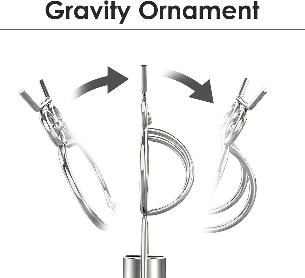 SHIDOW Kinetic Art Balance Toy, Owl Shaped Balancing Physics Toy, Office Desk Tumblers Decompressive Ornaments, Physics Science Model Teaching Supply Desktop Decoration (1PCS)