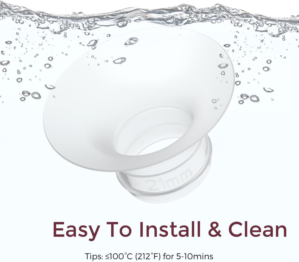 Momcozy Mobile Style | M6 21 mm Flange Insert, Original Mobile Style | M6 Breast Pump Replacement Accessories, 1PC (21mm)