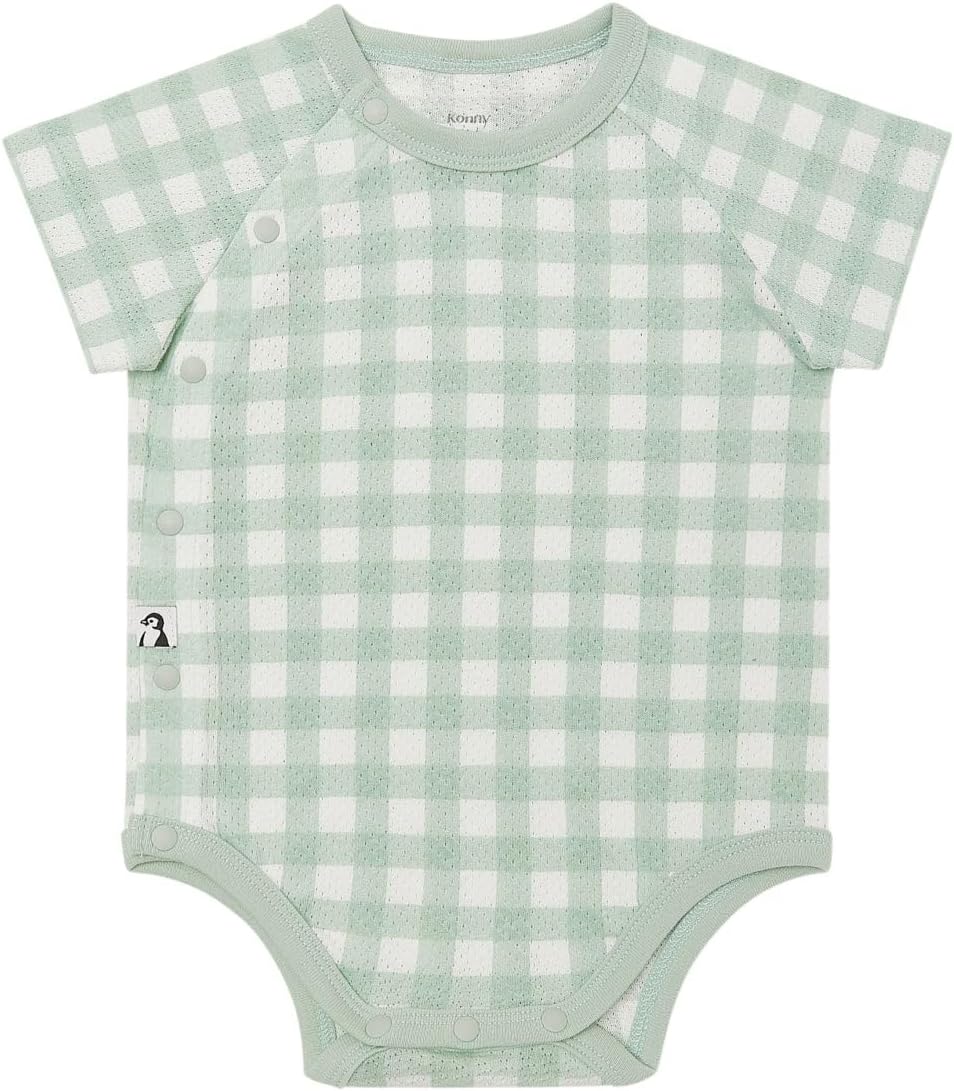 Konny Newborn Cotton Mesh Bodysuit Premium and Safe for New Moms: Baby Clothing for Stylish Comfort(0-12M)