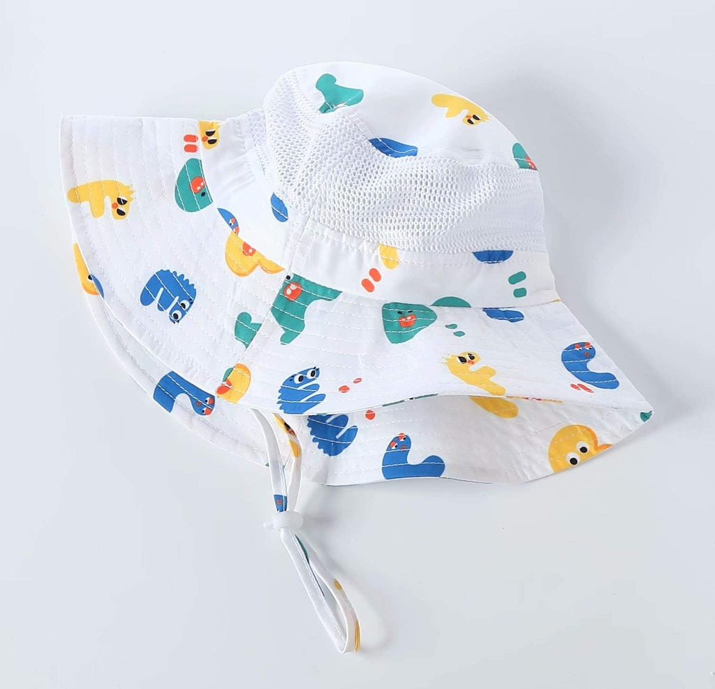 Home Prefer UPF50+ Wide Brim Sun Hat Boys Girls Sun Protection Hat Zoo Beach Swim Safari Bucket Hat for Baby Toddler Kid