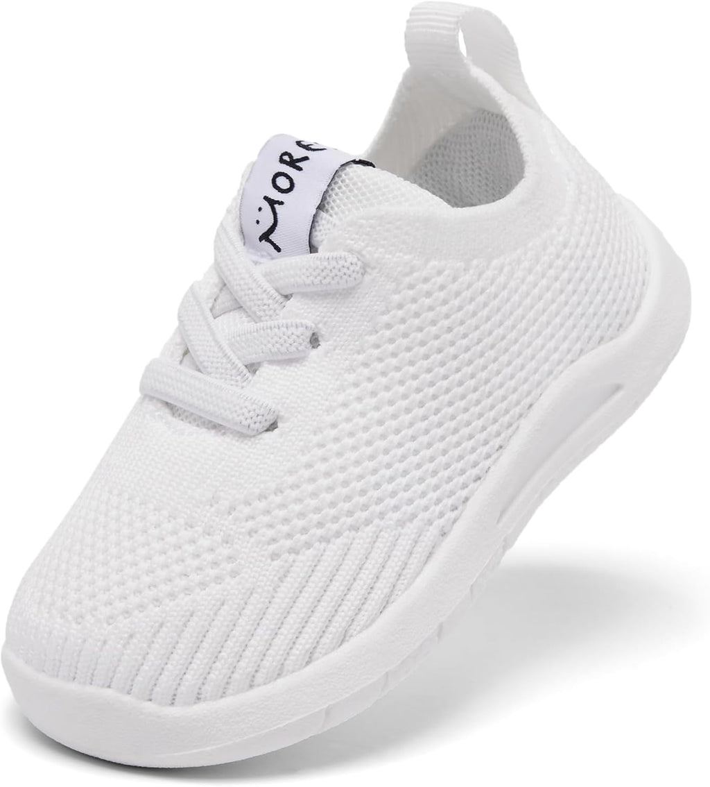 MORENDL Toddler Shoes Baby Walking Sock Shoes Infant Sneakers 0-4 Years Boy Girl Barefoot Tennis Shoe Non-Slip Brethable