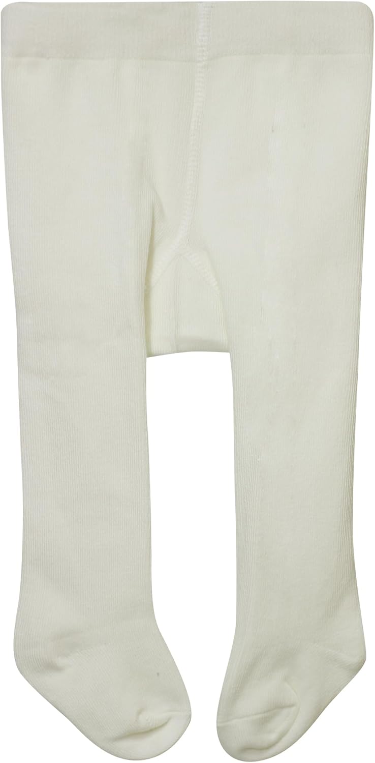 Baby Girls Tights White Thick Leggings Stockings Cotton Pantyhose for Newborn Infant Toddler 1Pack