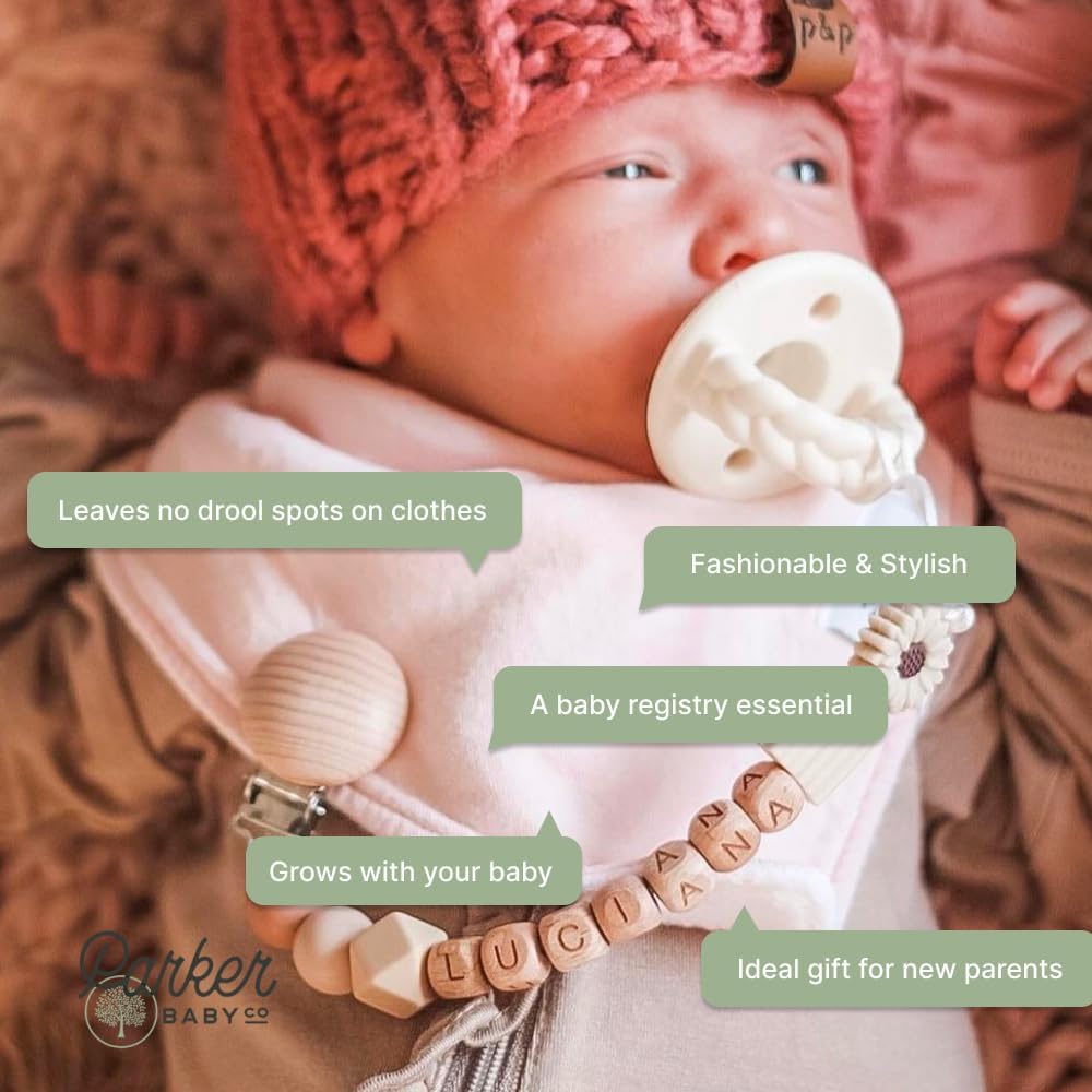 Parker Baby Bandana Drool Bibs 8 Pack Baby Bibs for Boys, Girls, Unisex - Soft & Stylish Teething Bibs for Babies