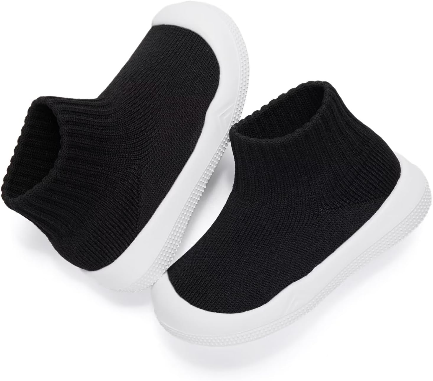 Eashi Baby Boy Girl Non-Skid Indoor Infant Walking Shoes Breathable Warm Elastic Sock Shoes with Memory Sole Protect Toes Outdoor Sneakers