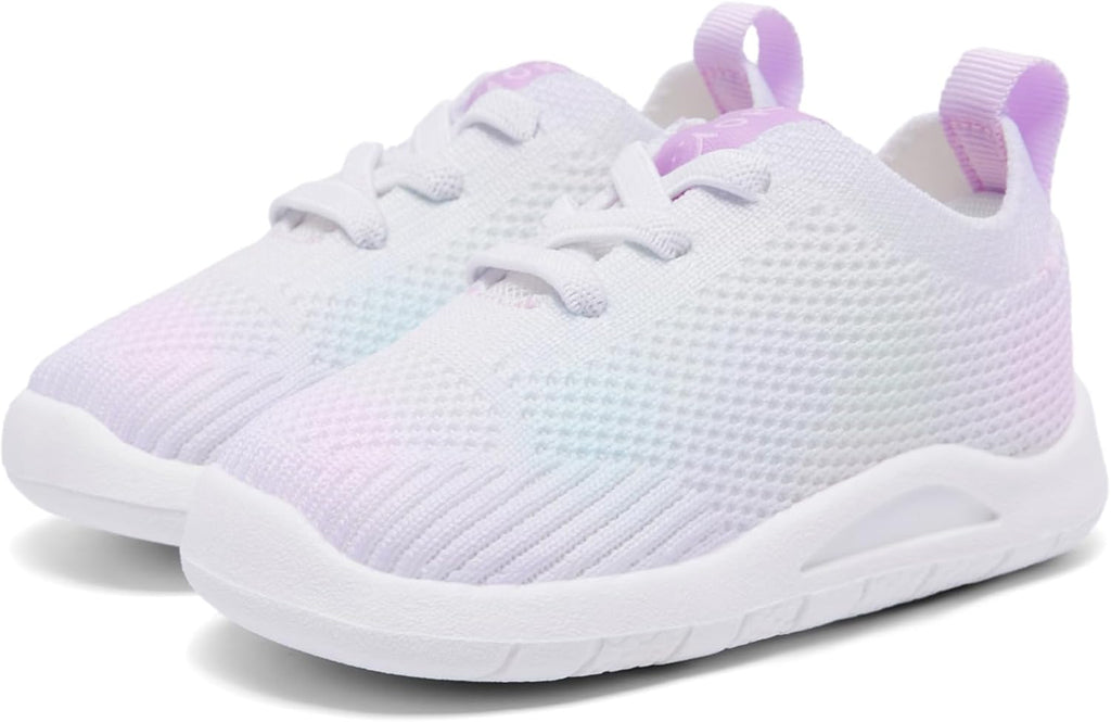 MORENDL Toddler Shoes Baby Walking Sock Shoes Infant Sneakers 0-4 Years Boy Girl Barefoot Tennis Shoe Non-Slip Brethable