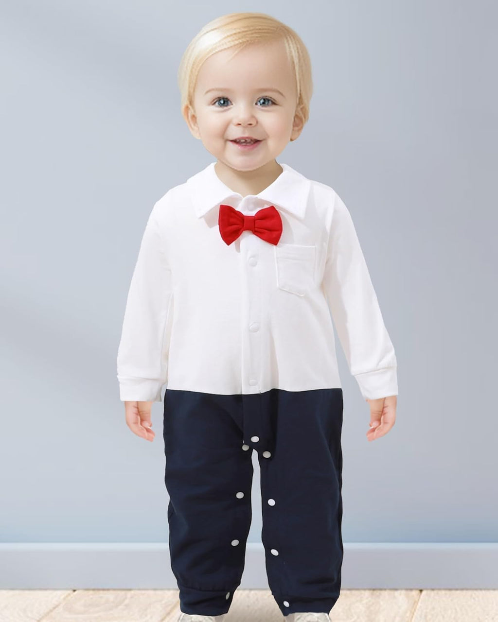 NZRVAWS Baby Boy Clothes Preemie Infant Boy Bear Outfits Jumpsuit Bodysuit Letter Print Romper