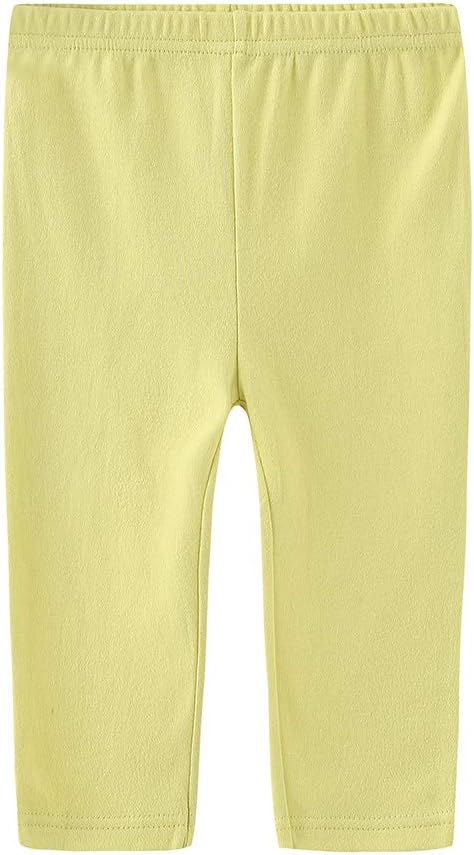 Unisex Newborn Baby Cotton 4-Pack Pants Embroidery Pringting Casual Leggings 0-24 Months for Boys and Girls