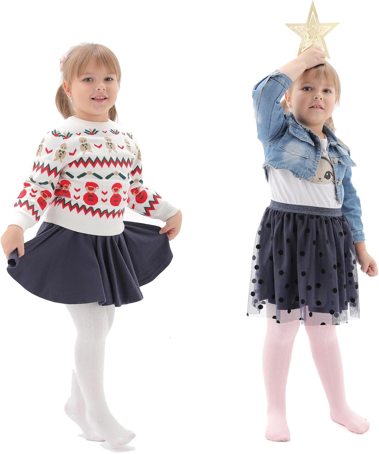 EPEIUS Baby Girl Tights Thick Cable Knit Leggings Stockings Cotton Pantyhose for Newborn Infant Toddler 3/4/5/6 Pack